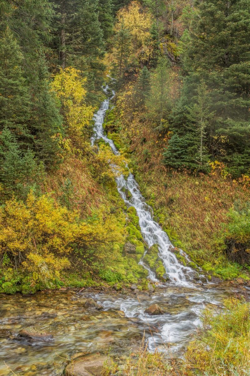 Janee Falls Swift creek Canyon Wyoming