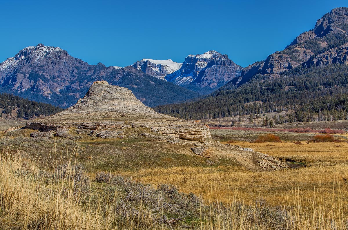 Soda Butte Lamar Valley Yellowstone Wyoming