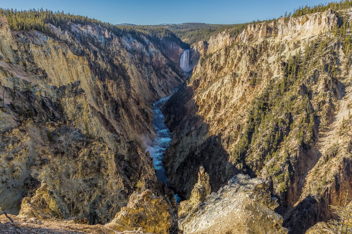 Lower Falls Yellowstone Grand Canyon Wyoming