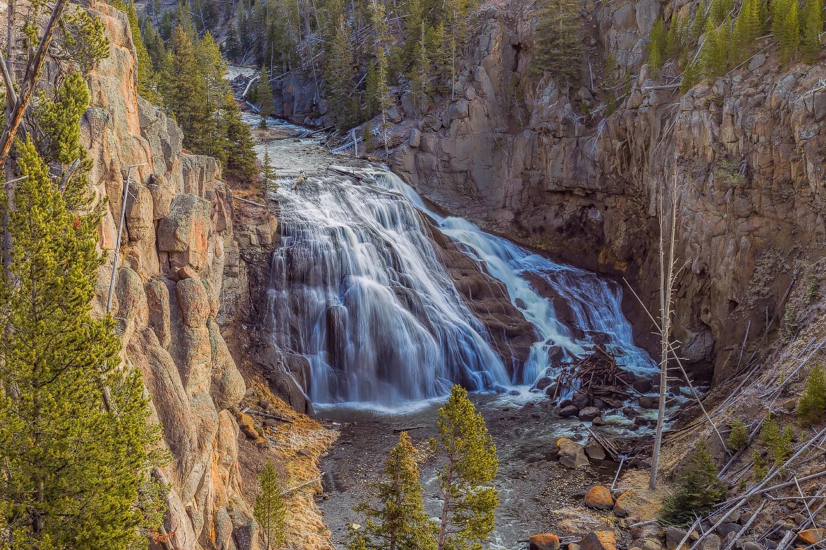 Gibbon Falls Yellowstone Wyoming