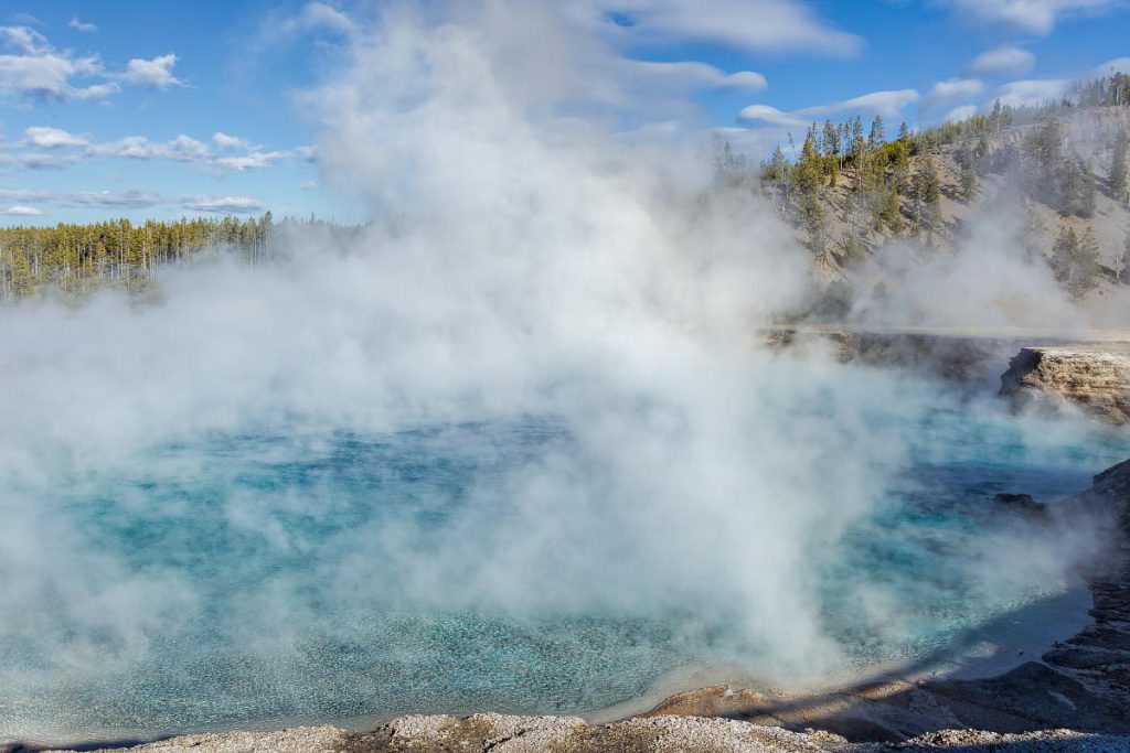 Excelsior Geyser Crater Yellowstone Wyoming