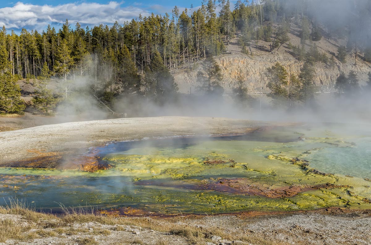 Excelsior Geyser Crater Yellowstone Wyoming