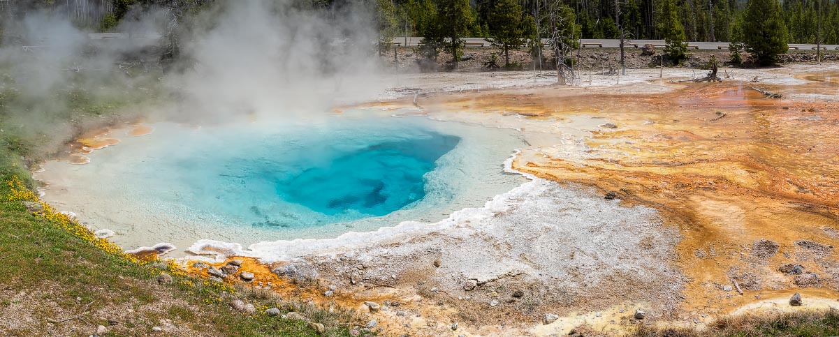 Silex Spring Yellowstone Wyoming