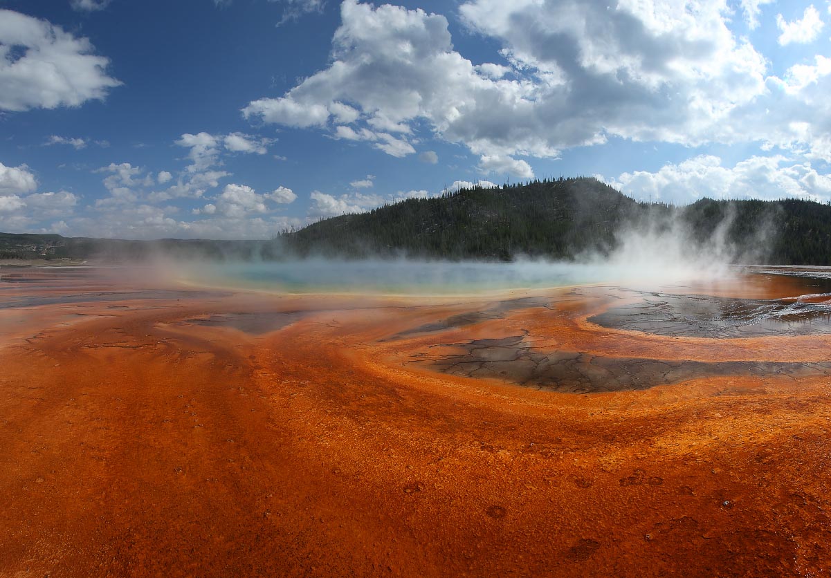 Grand Prismatic Spring Yellowstone Wyoming