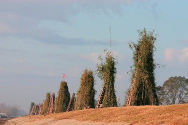 Louisiana Christmas Eve Bonfires