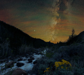 Sinks Canyon Milky Way